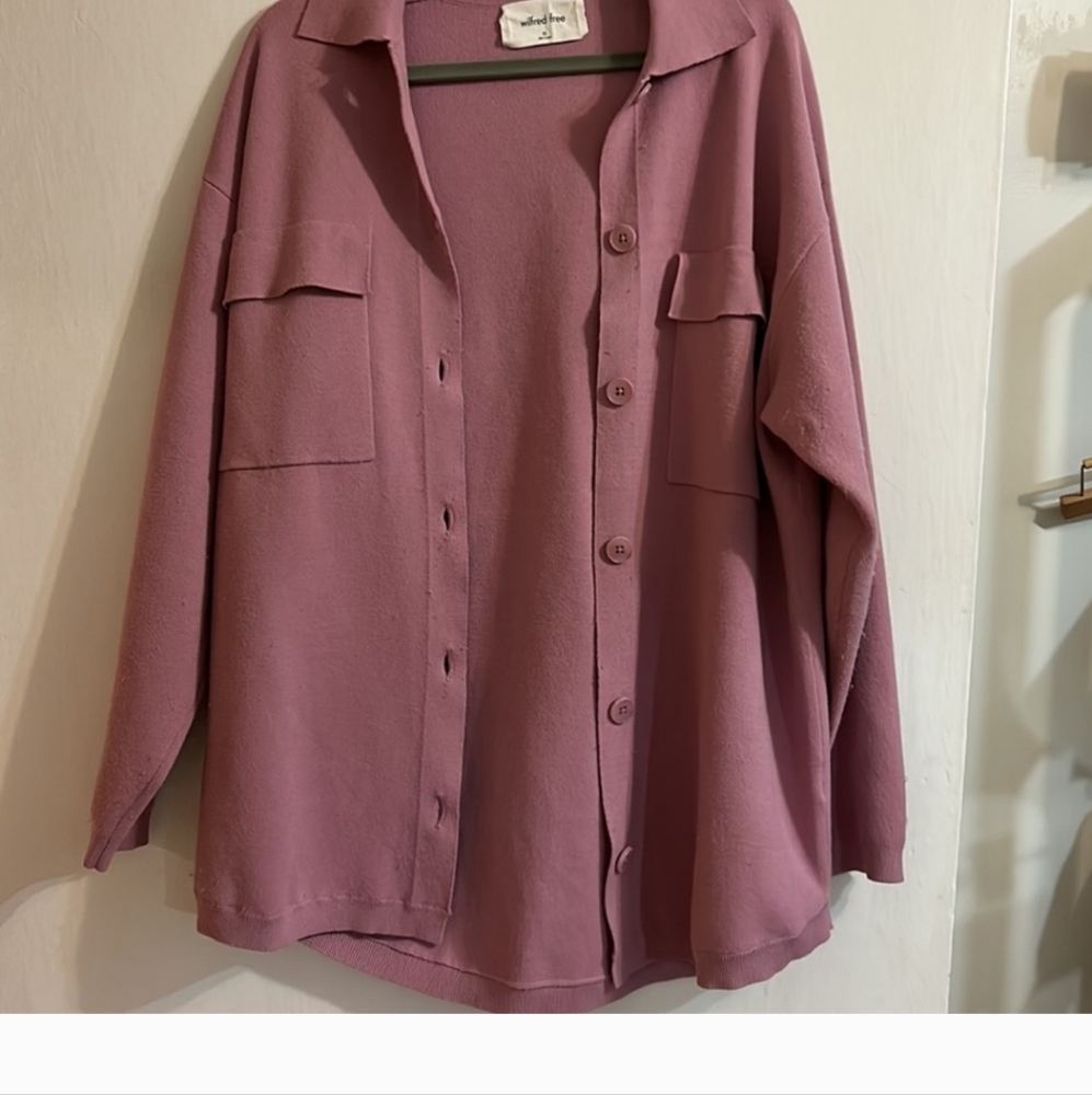 Wilfred Pink Button Down Society Shirt - Picture 2 of 5